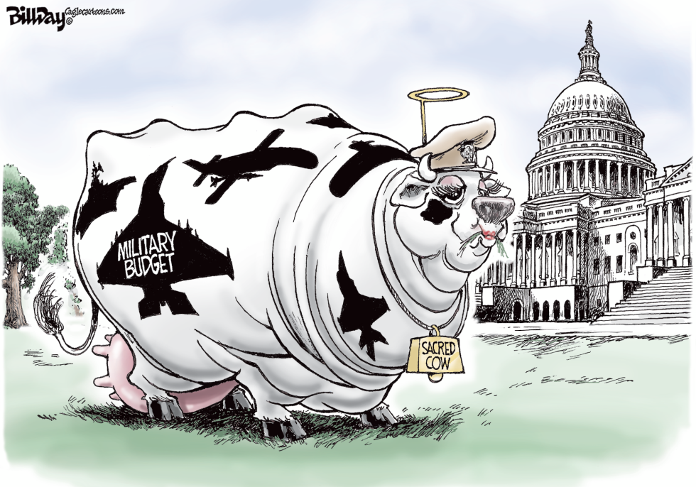  MILITARY SACRED COW by Bill Day