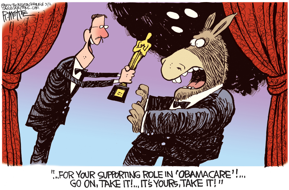  OBAMACARE OSCARS by Rick McKee