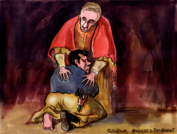 THE RETURN OF THE PRODIGAL SON YANUKOVICH by Christo Komarnitski