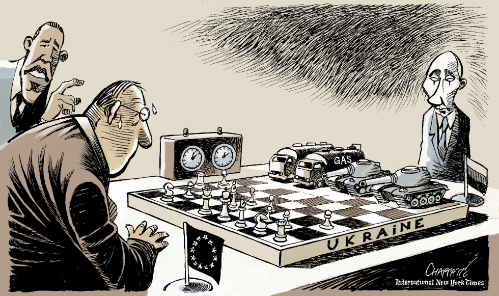  POWER PLAY IN UKRAINE by Patrick Chappatte