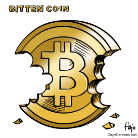 BITTEN COIN by Hajo de Reijger