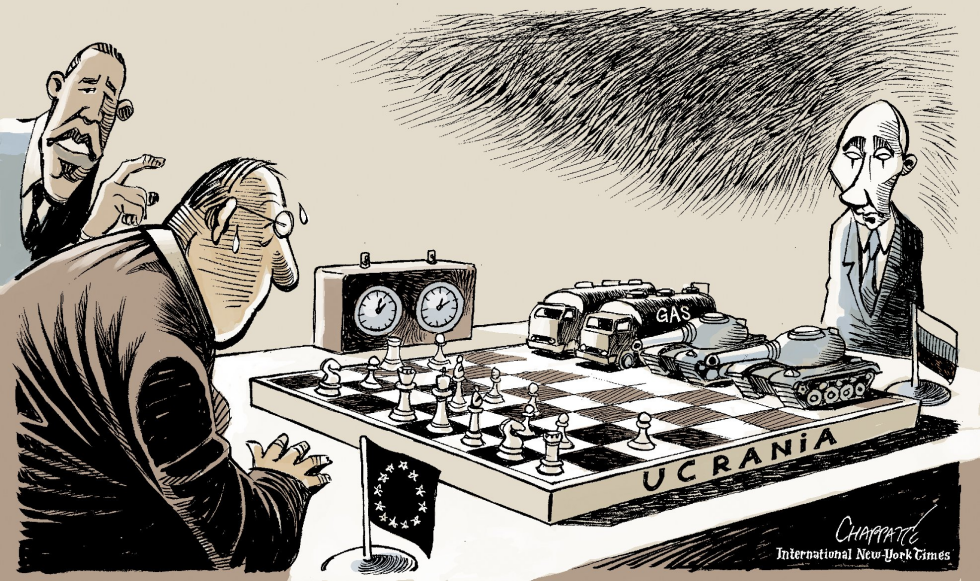  JUEGO DE PODER EN UCRANIA by Patrick Chappatte