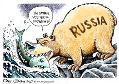 RUSSIA MOVES ON CRIMEA by Dave Granlund