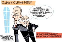 PUTIN'S ADVISOR by David Fitzsimmons