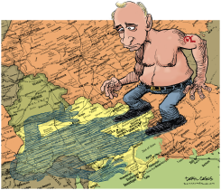 SHADOW OVER UKRAINE by Daryl Cagle