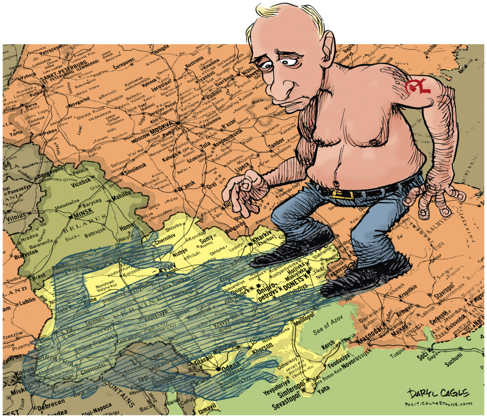  SHADOW OVER UKRAINE by Daryl Cagle