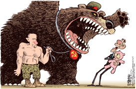 PUTIN BEAR by Rick McKee