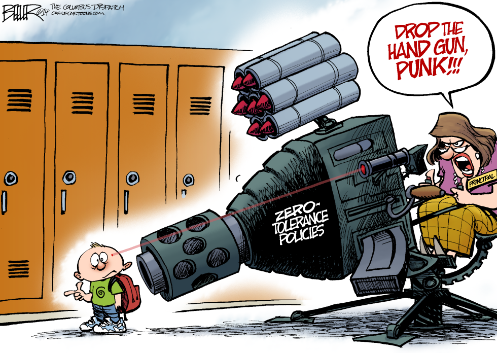  HAND GUNS by Nate Beeler