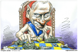 CHESS-MASTER PUTIN  by Taylor Jones