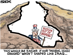 IRAQ HOLE by Steve Sack