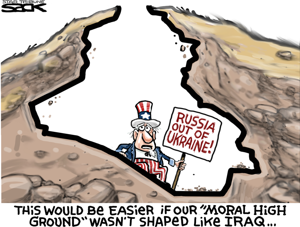  IRAQ HOLE by Steve Sack