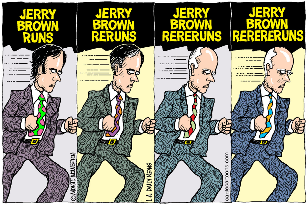  LOCAL-CA JERRY BROWN RERUNS by Wolverton