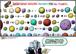 PLANETS AND POLITICS by Nate Beeler