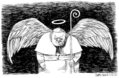 ANGEL PAPA by Daryl Cagle