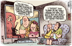 OBAMA HONEY BOO BOO by Rick McKee