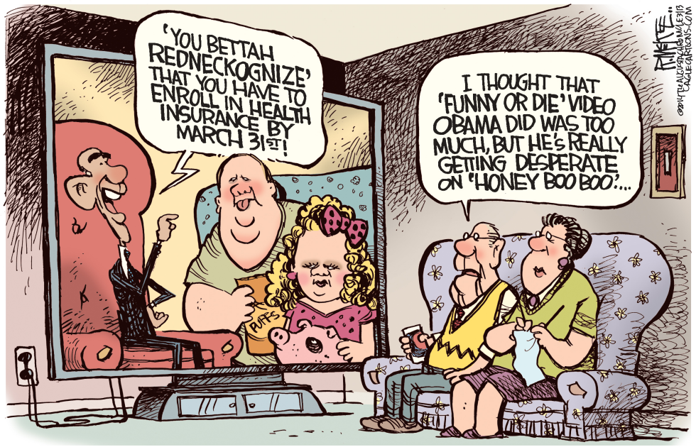  OBAMA HONEY BOO BOO by Rick McKee