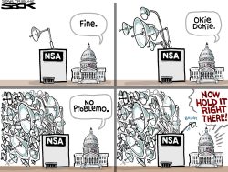 NSA LISTENS by Steve Sack