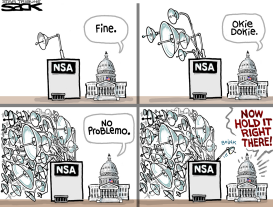 NSA LISTENS by Steve Sack