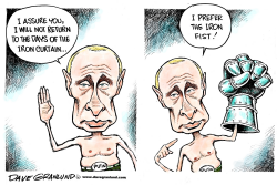 PUTIN IRON FIST by Dave Granlund