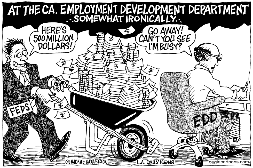  LOCAL-CA CA UNEMPLOYMENT DEPT SKIPS 500MIL by Wolverton