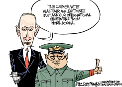 CRIMEA VOTE by David Fitzsimmons