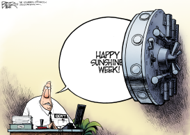 SUNSHINE WEEK by Nate Beeler