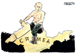 RIDING CRIMEA by Jeff Koterba