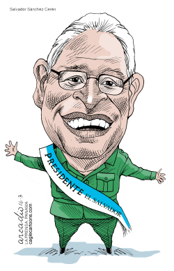 SALVADOR SáNCHEZ CERéN EL SALVADOR by Arcadio Esquivel