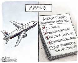 FLIGHT 370 by Adam Zyglis