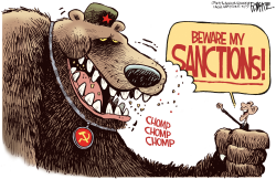 RUSSIAN SANCTIONS by Rick McKee