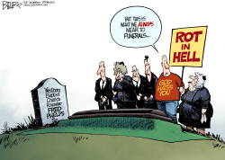 FRED PHELPS FUNERAL by Nate Beeler