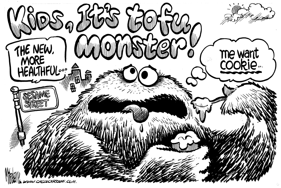  ITS TOFU MONSTER by Mike Lane