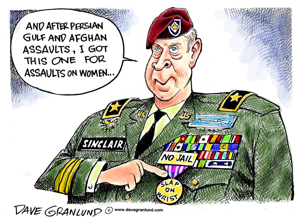  GENERAL SINCLAIR ASSAULTS by Dave Granlund