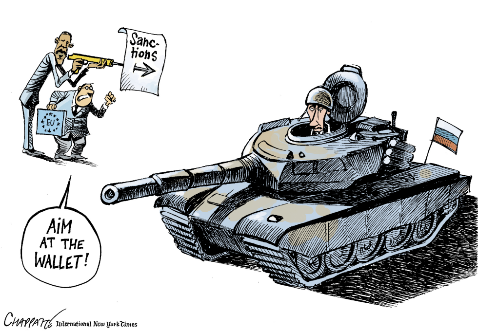  SANCTIONS AGAINST RUSSIA by Patrick Chappatte