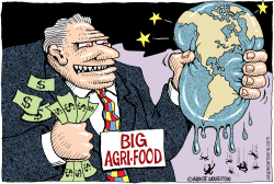 WORLD IN THE GRIP OF BIG AGRI-FOOD  by Wolverton