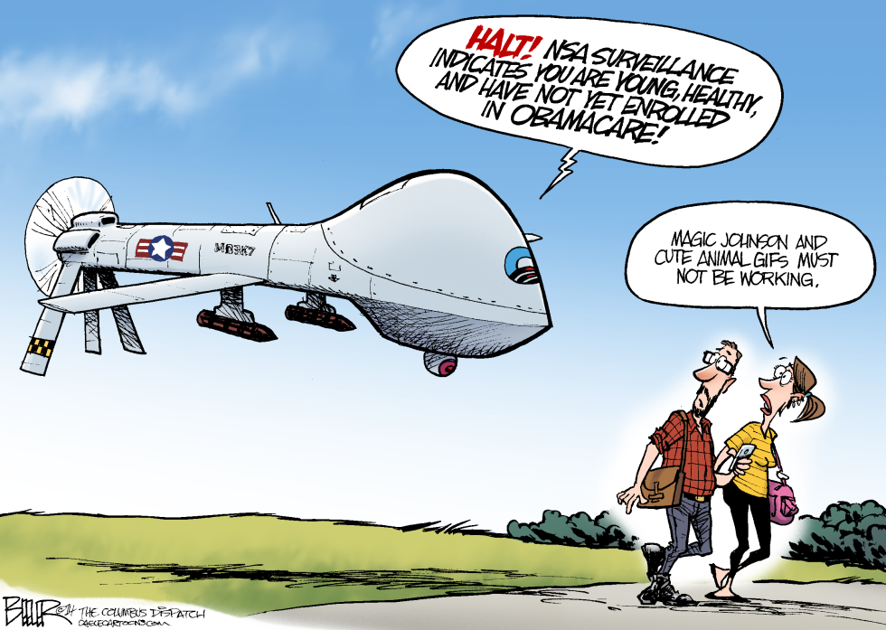  OBAMACARE ENROLLMENT by Nate Beeler