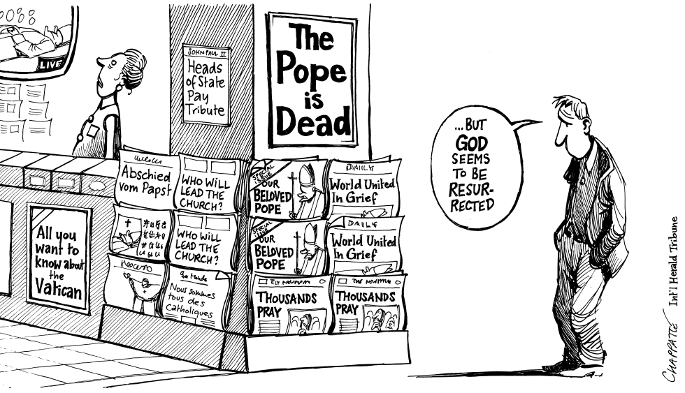  JOHN PAUL II IN THE MEDIA by Patrick Chappatte