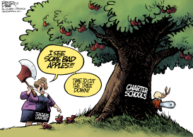 CHARTER SCHOOLS by Nate Beeler