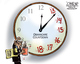 OBAMACARE COUNTDOWN by John Cole