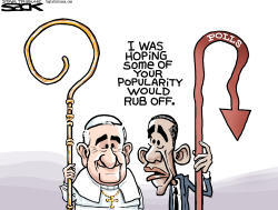 POPE 'N' PREZ by Steve Sack