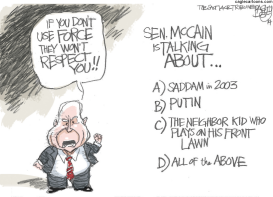 CRABBY MCCAIN by Pat Bagley