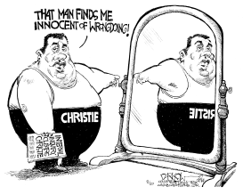 CHRISTIE FIND CHRISTIE INNOCENT by John Darkow