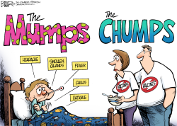 MUMPS AND CHUMPS by Nate Beeler