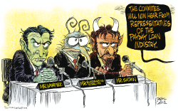 PAYDAY LOAN HEARINGS by Daryl Cagle