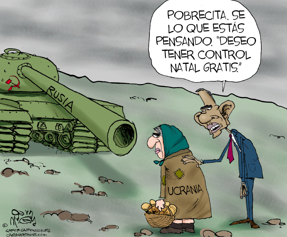  OBAMA Y EL DOLOR DE UCRANIA  by Gary McCoy