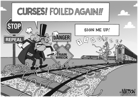 SNIDELY WHIPLASH (REPUBLICAN) CAN'T STOP OBAMACARE by RJ Matson