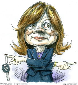 GENERAL MOTORS CEO MARY BARRA  by Taylor Jones