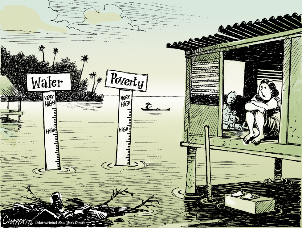  CLIMATE CHANGE AFFECTS THE POOR by Patrick Chappatte