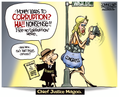 CHIEF JUSTICE MAGOO by John Cole