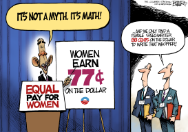 EQUAL PAY by Nate Beeler